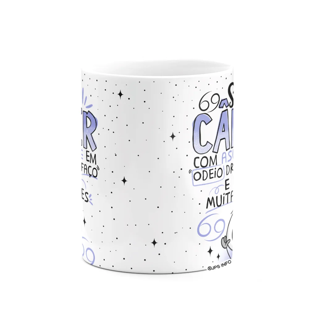 Imagem 2 de 3 do produto Caneca Funny Signos - Sou De Câncer - 325ml Branca