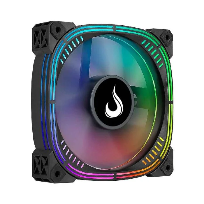 Imagem 3 de 5 do produto Kit Com 3 Ventoinhas Rise Mode Aura Pro Black ARGB 120mm Preto - RM-AUB-02-ARGB