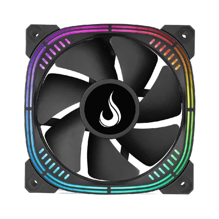 Imagem 4 de 5 do produto Kit Com 3 Ventoinhas Rise Mode Aura Pro Black ARGB 120mm Preto - RM-AUB-02-ARGB
