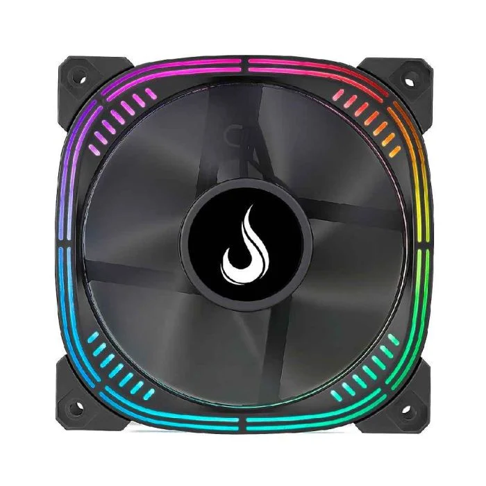 Imagem 5 de 5 do produto Kit Com 3 Ventoinhas Rise Mode Aura Pro Black ARGB 120mm Preto - RM-AUB-02-ARGB