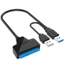 Cabo Adaptador E Conversor 2x Usbs 3.0 / Sata 2,5/ 3,5