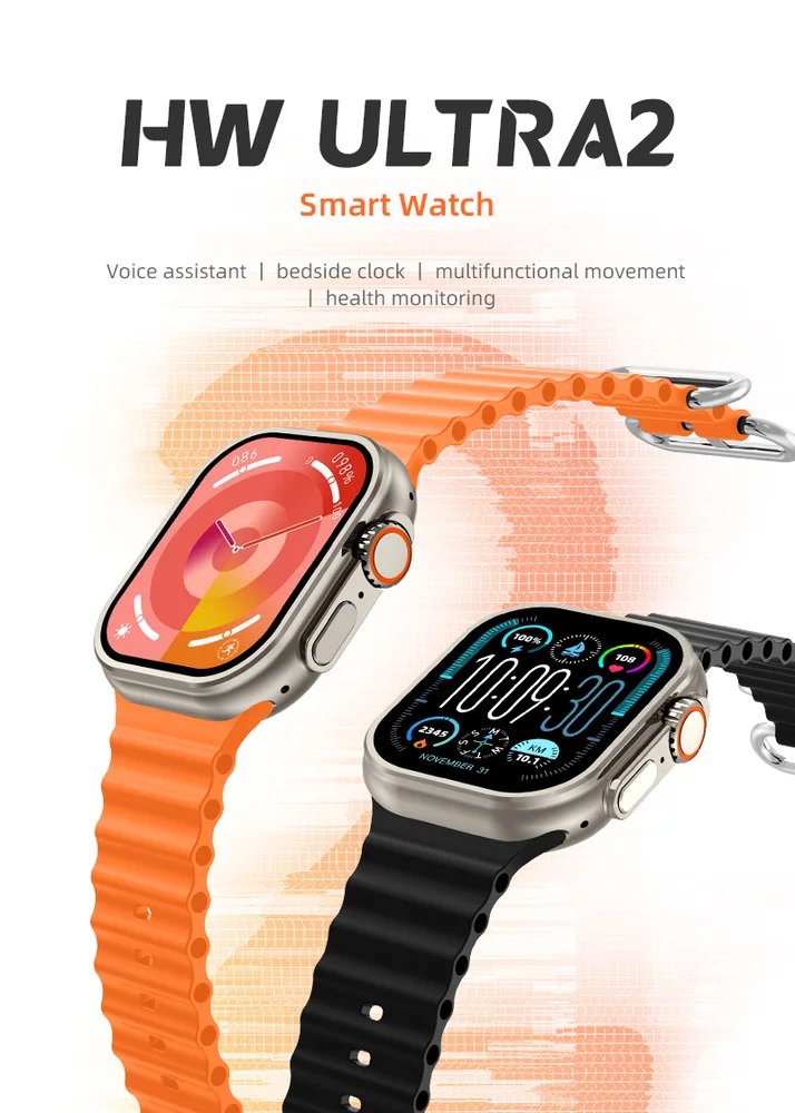 Imagem 5 de 5 do produto Smartwatch Hw Ultra2 49mm 8x1 +7 Multiiras Com Chat Gpt - Preto