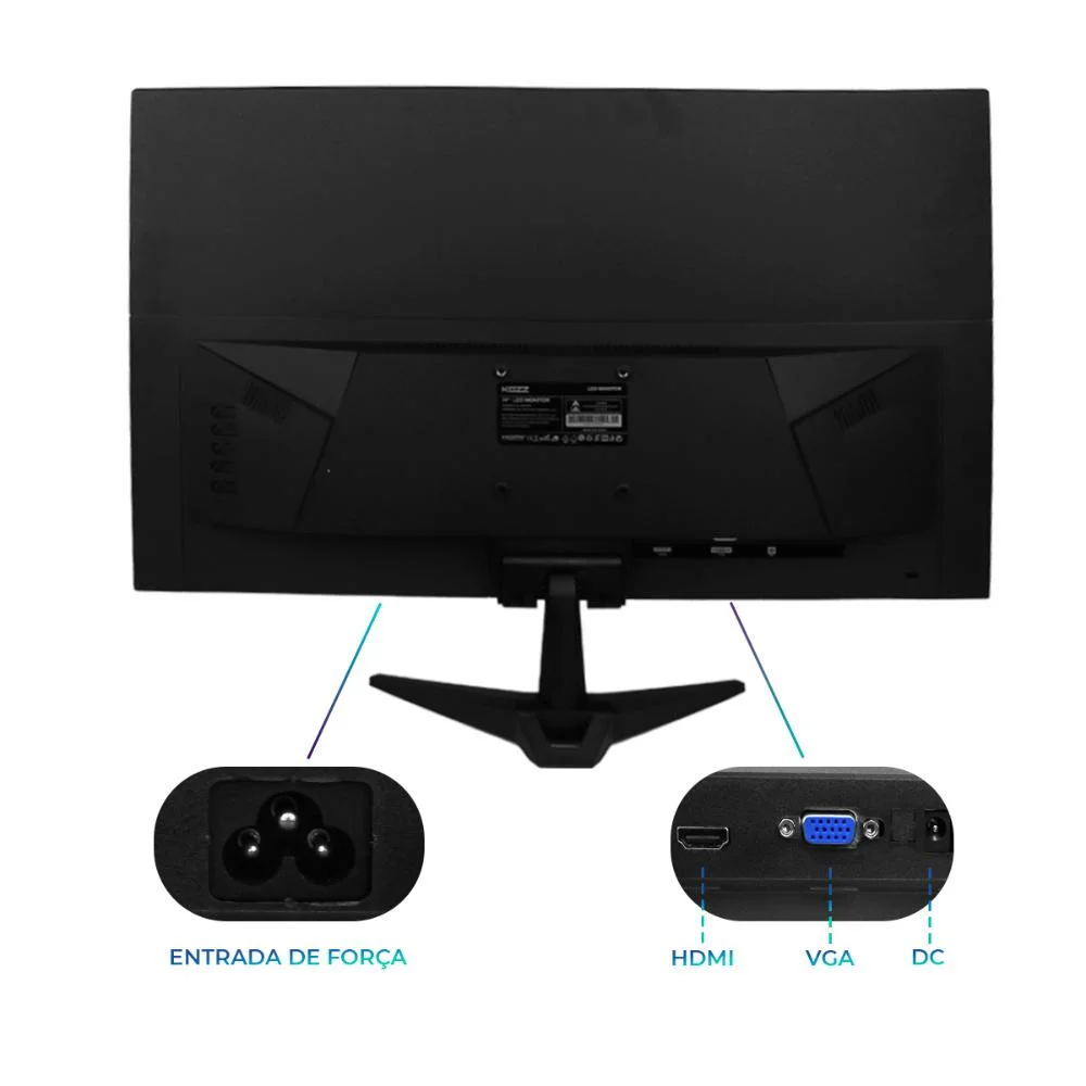 Monitor Gaming LED 24” 5ms 60hz Full Hd Controle Luz Azul Bivolt Monitor Gaming LED 24” 5ms 60hz Full Hd Controle Luz Azul Bivolt