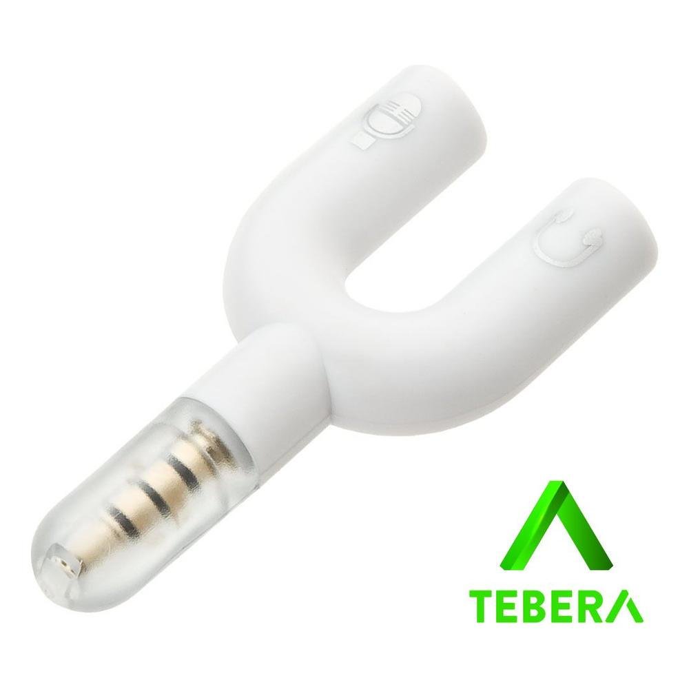 Imagem 2 de 2 do produto Adaptador P2 4c X 2 Jack P2 Femea (fone + Mic) Tebera
