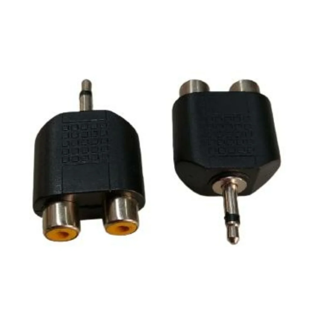 Imagem 4 de 5 do produto Adaptador P2 Mono + 2 Jack Rca Emb 10 Peças Tebera
