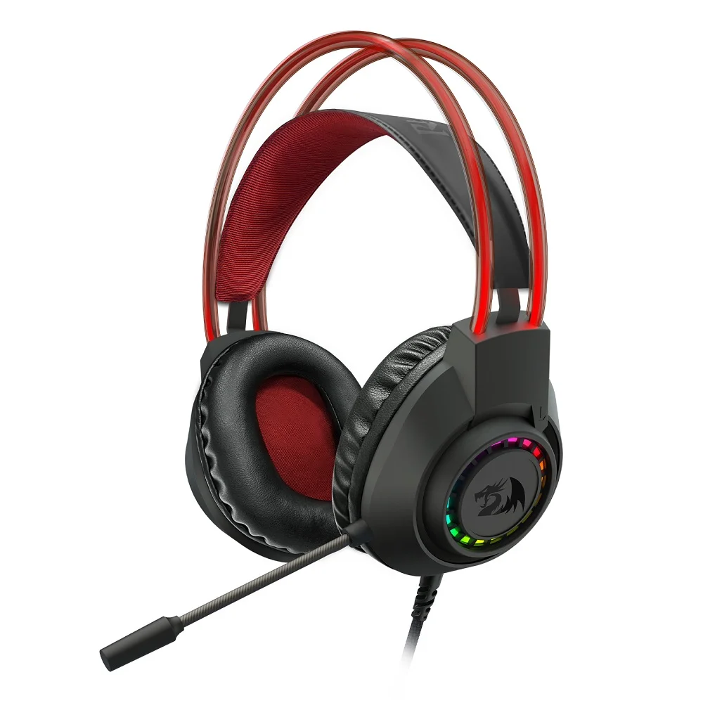 Headset Gamer Redragon Scream RGB P2 40mm Preto - H231RGB Headset Gamer Redragon Scream RGB P2 40mm Preto - H231RGB