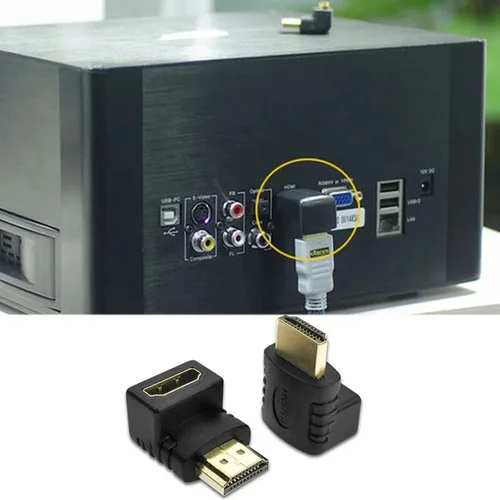Imagem 2 de 2 do produto Adaptador HDMI Macho X HDMI Fêmea 90