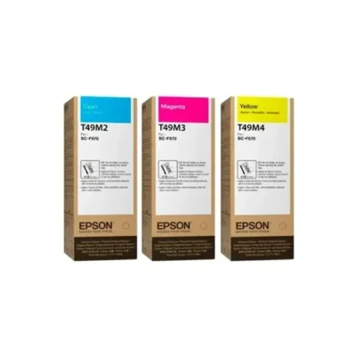 Tinta Sublimatica Epson T49m Kit 3 Cores Magenta, Ciano, Amarelo | F170 F571 F570