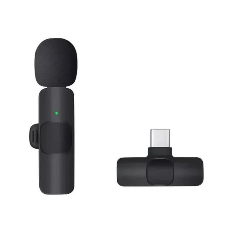 Imagem 2 de 5 do produto Microfone Onistek Celular Lapela Sem Fio Usb-c Mc803