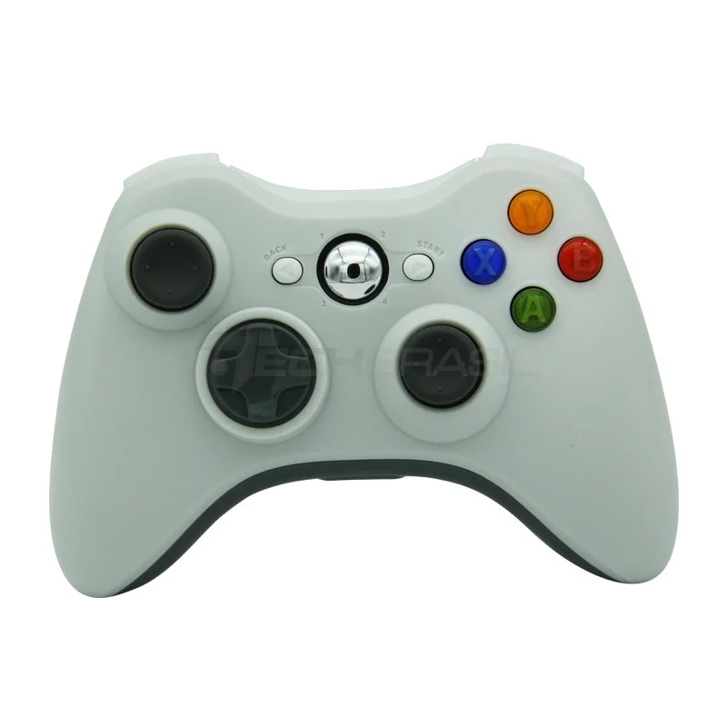 Controle Sem Fio XBOX 360 Para Computador Notebook Playstation 3 + Receiver Branco