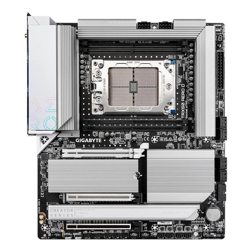 Imagem 4 de 4 do produto Placa Mãe Gigabyte Trx50 Aero D  Wifi 7 Amd Str5 E-atx Ddr5 M.2