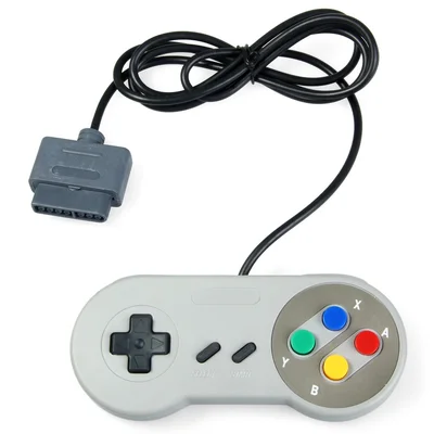 Controle Para Super Nintendo Joystick Snes - Botão Colorido