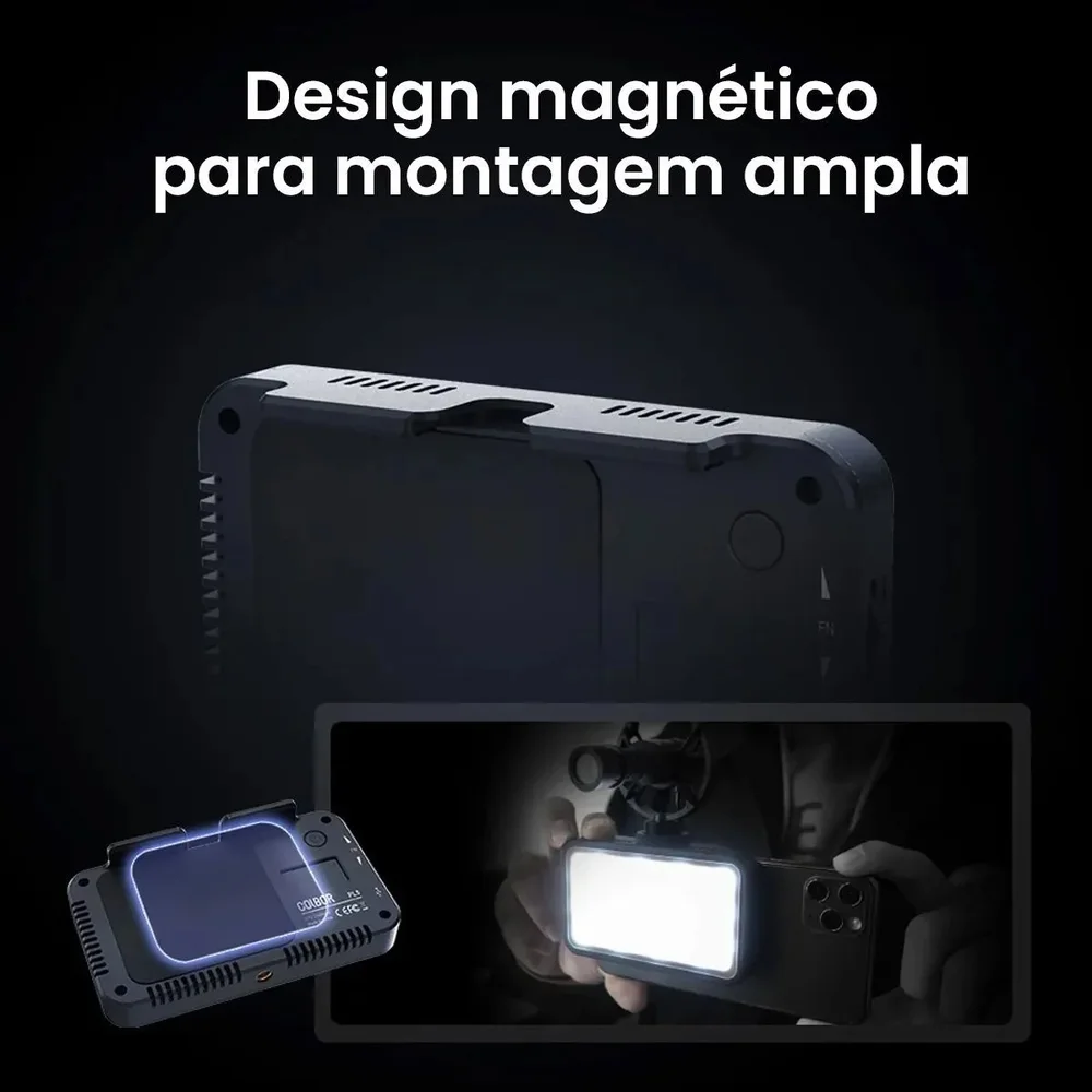 Iluminador Led para Celular - Colbor PL5 Bicolor