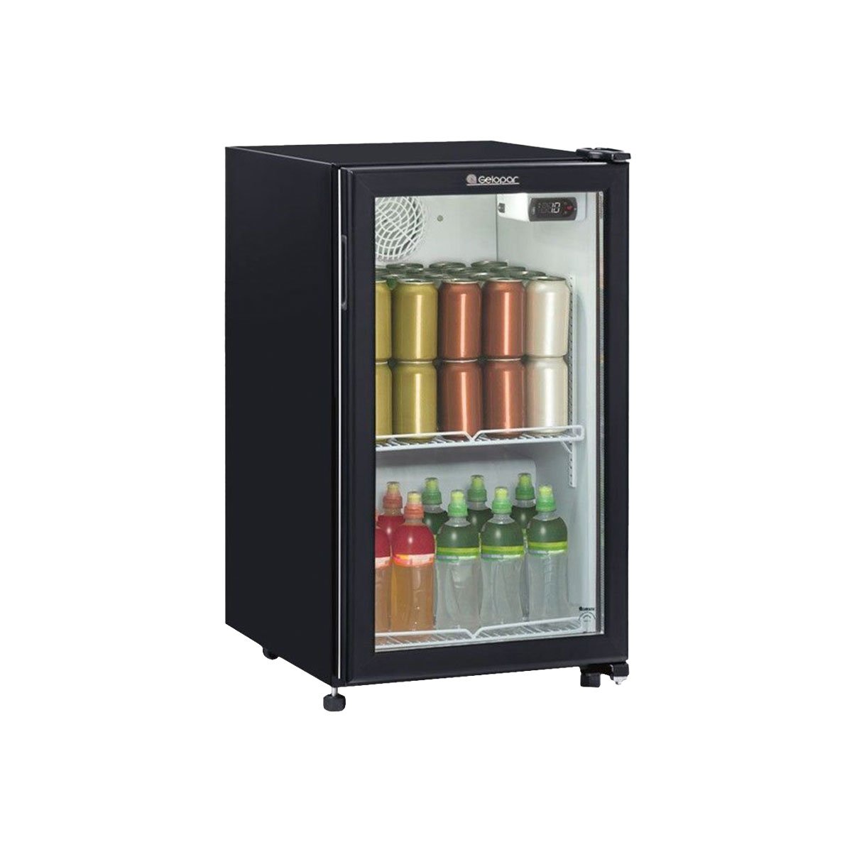 Refrigerador Vertical Gelopar Gptu-120 Preto Frost Free 220v