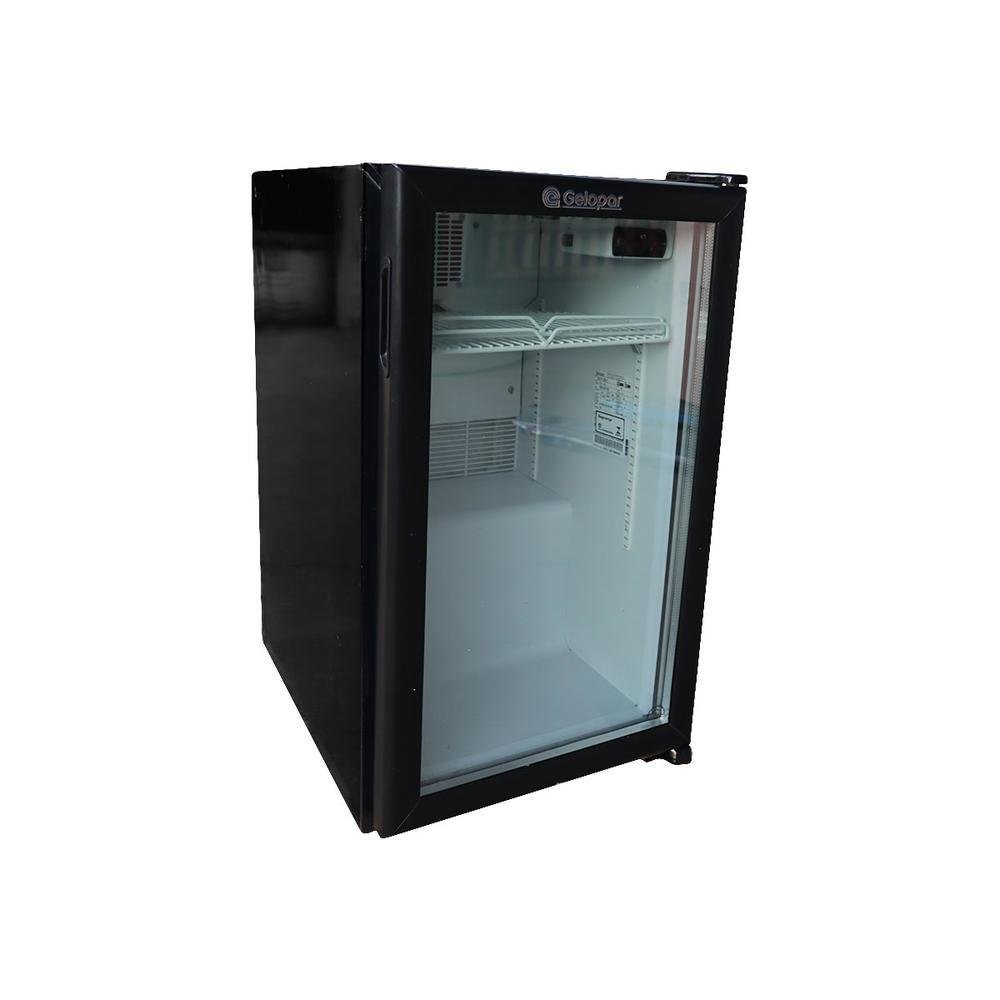 Refrigerador Vertical Gelopar Gptu-120 Preto Frost Free 220v Refrigerador Vertical Gelopar Gptu-120 Preto Frost Free 220v