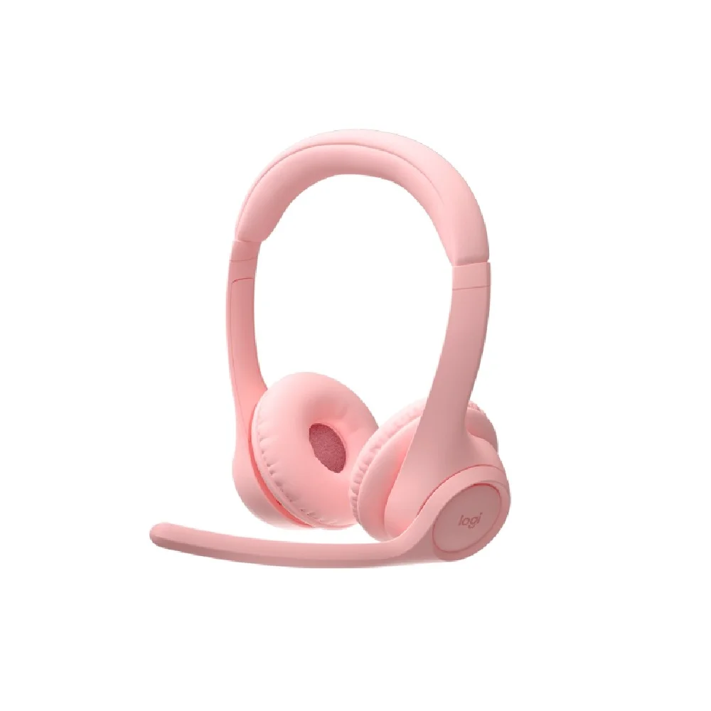 Imagem 2 de 5 do produto Headset Logitech Zone 300 Conexão Sem Fio Bluetooth Cancelamento De Ruído Usb-c Rosa 981-001411
