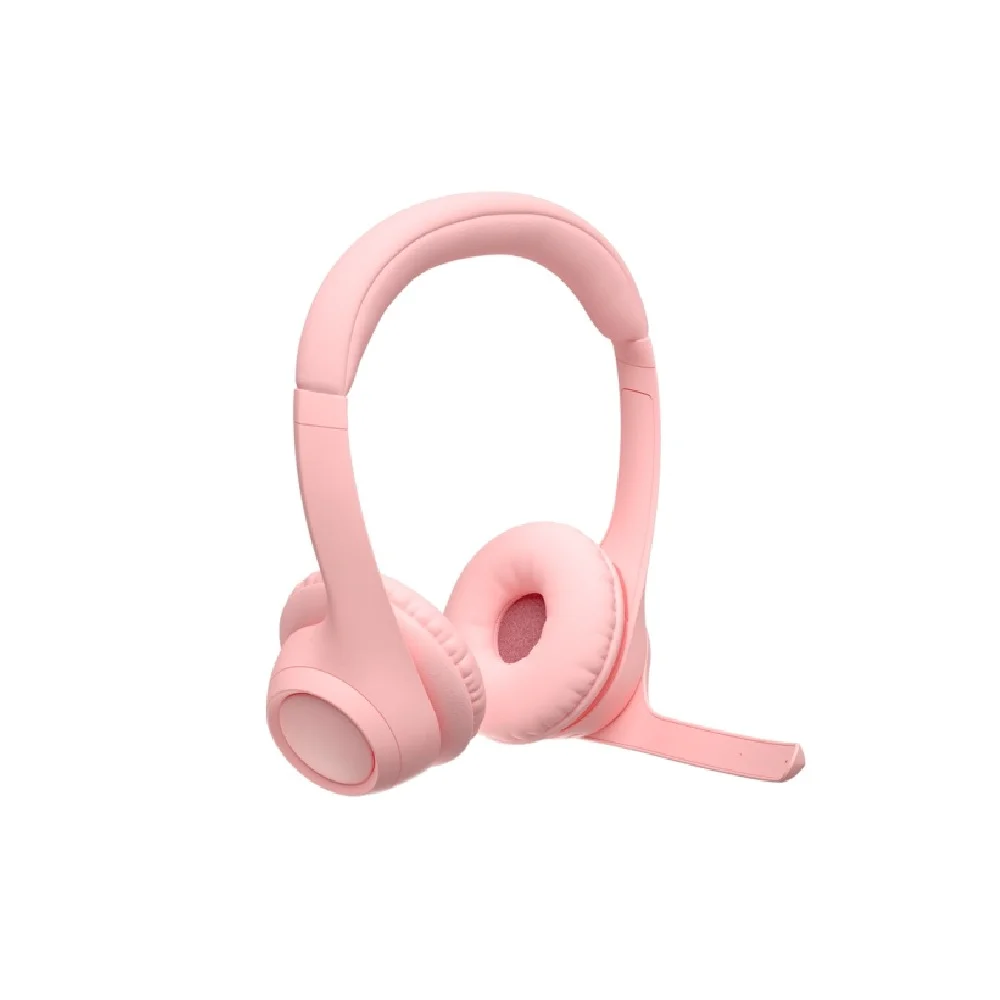 Imagem 5 de 5 do produto Headset Logitech Zone 300 Conexão Sem Fio Bluetooth Cancelamento De Ruído Usb-c Rosa 981-001411