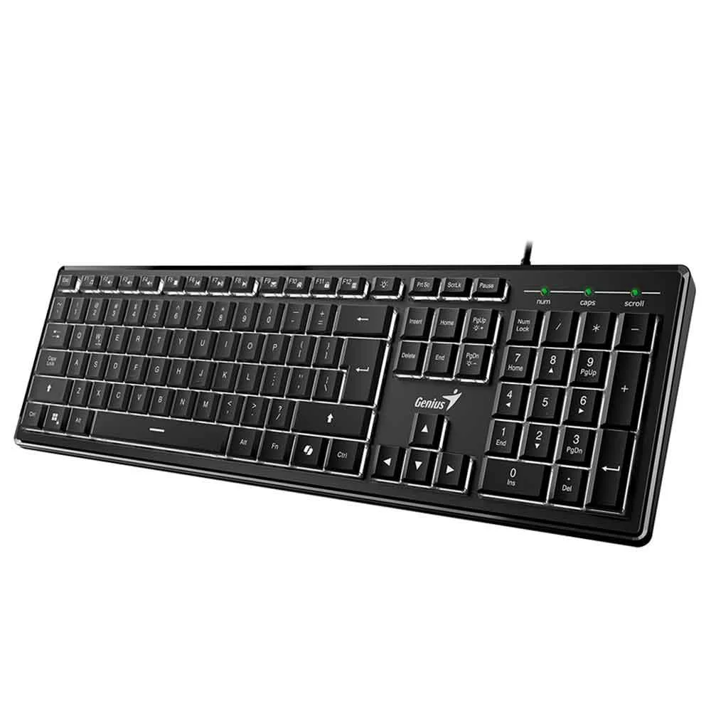 Imagem 4 de 5 do produto Teclado Multimida Genius Slimstar 820 Preto Abnt 2