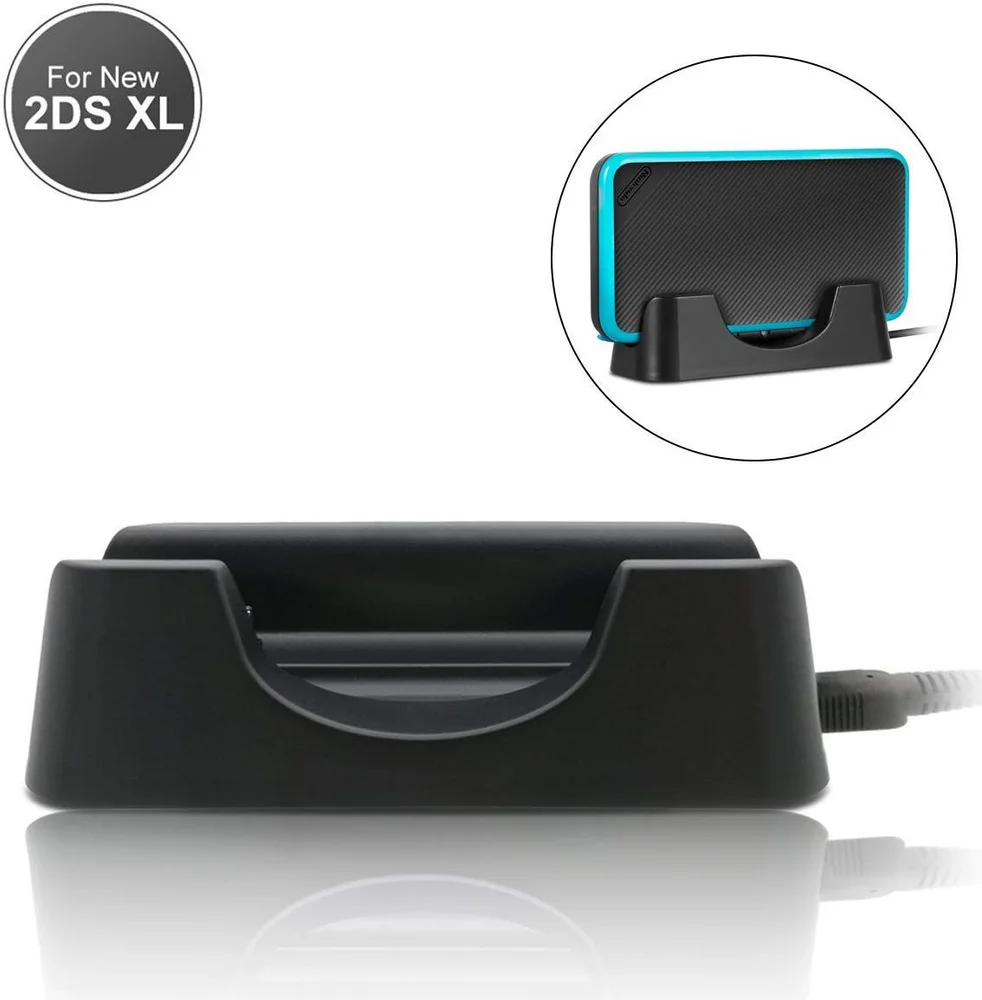 Imagem 3 de 5 do produto Base Suporte Carregador Nintendo New 2ds Xl Play Stand +cabo Usb