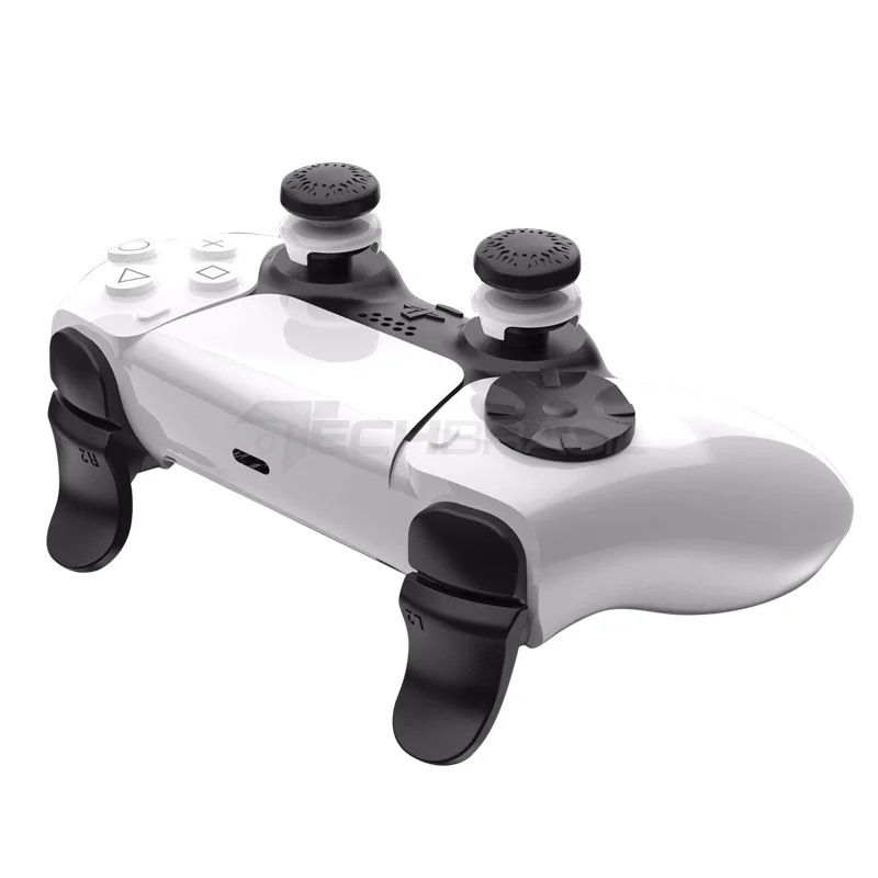 Imagem 4 de 5 do produto Protetor Botão Extensor Gatilho L2 R2 Controle Playstation 5 Preto