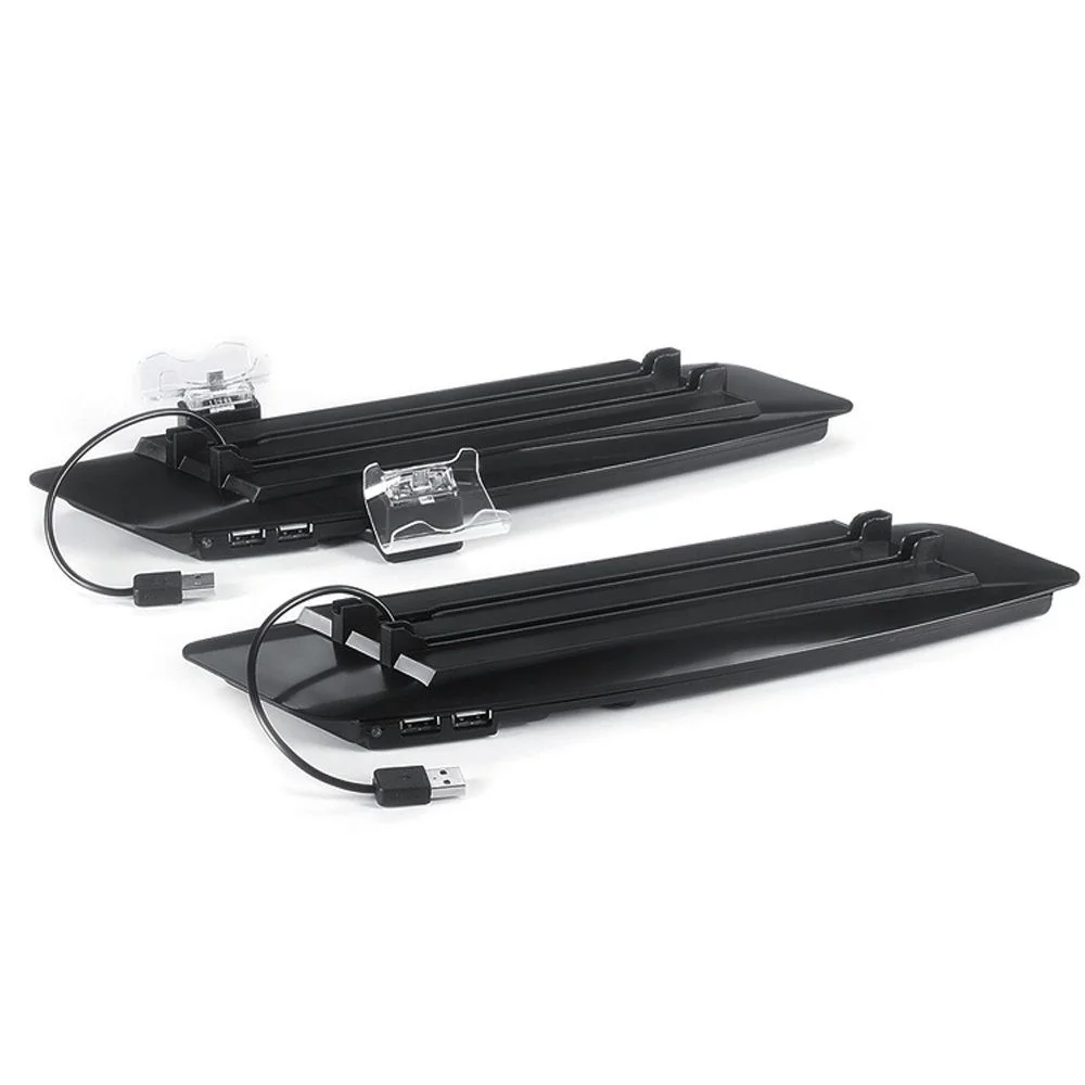 Imagem 3 de 5 do produto Base Carregador Suporte Playstation 4 Pro Cooler Hub 2 Usb