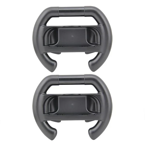 Imagem 3 de 5 do produto Par Volante Nintendo Switch Controle Joy-con Grip Dobe Preto