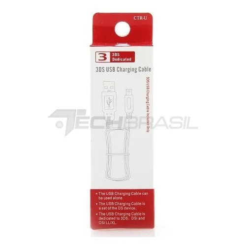 Imagem 5 de 5 do produto Cabo Usb Carregador Para Nintendo Dsi, Dsi Xl, 3ds, Old 3ds, 3ds Xl, 2ds, 2ds Xl, New 3ds, New 3ds Xl