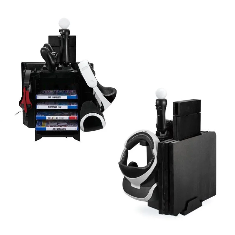 Imagem 5 de 5 do produto Torre Base Vertical Carregador Cooler Ps4 Fat Slim Pro Vr