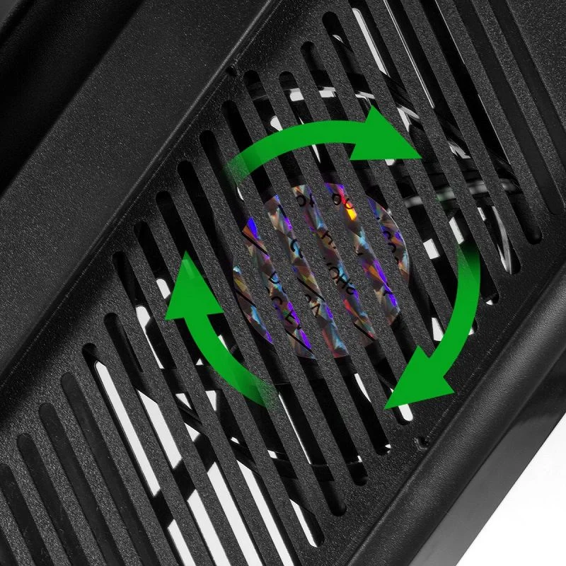 Imagem 2 de 5 do produto Base Vertical Carregador Suporte Cooler Hub 3 Usb Para Playsation 4 Ps4 Pro