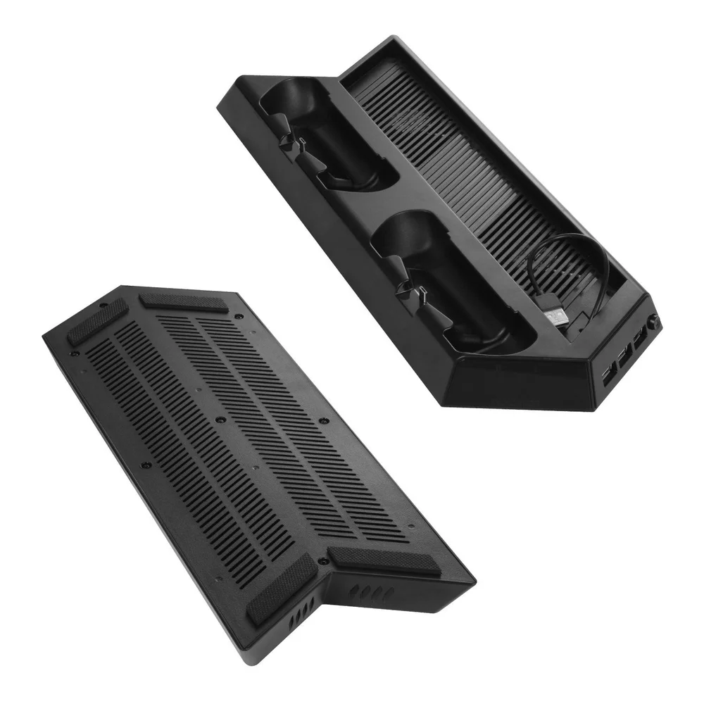 Imagem 5 de 5 do produto Base Vertical Carregador Suporte Cooler Hub 3 Usb Para Playsation 4 Ps4 Pro