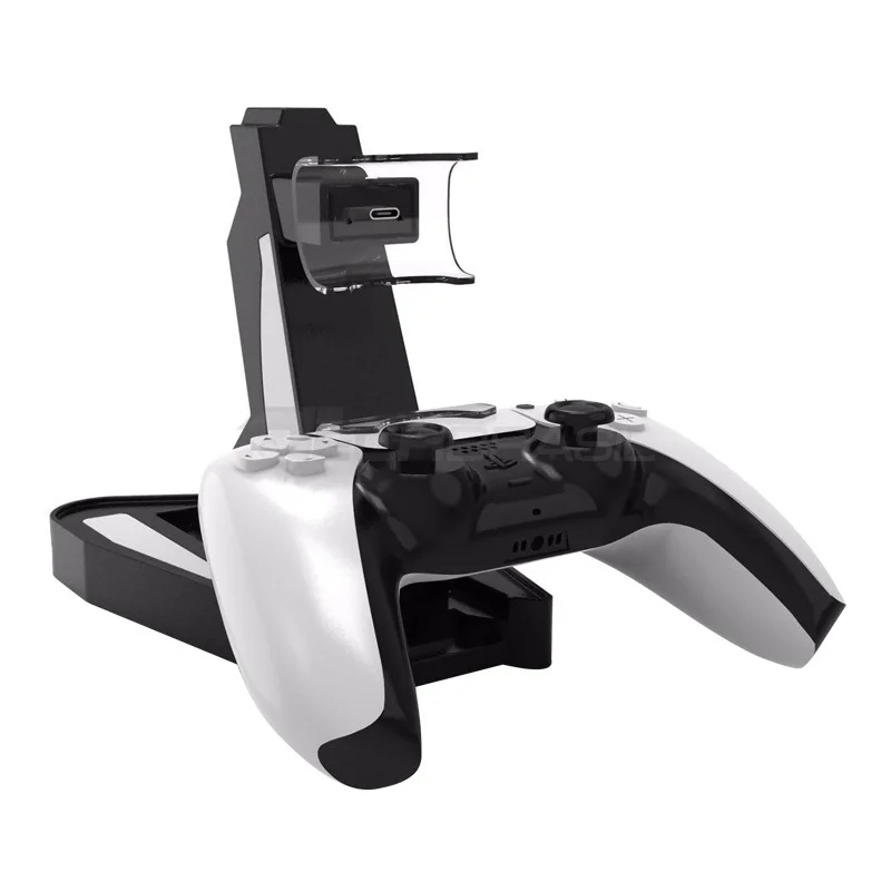 Imagem 5 de 5 do produto Carregador Duplo P/ 2 Controle Dualsense Playstation 5 Base Torre