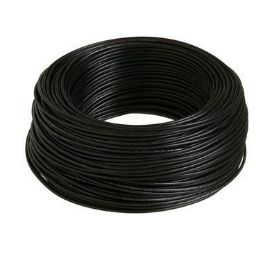 Cabo Liso Chato P/ Tel 4 Vias Preto Rolo C/ 300mts — foto 3