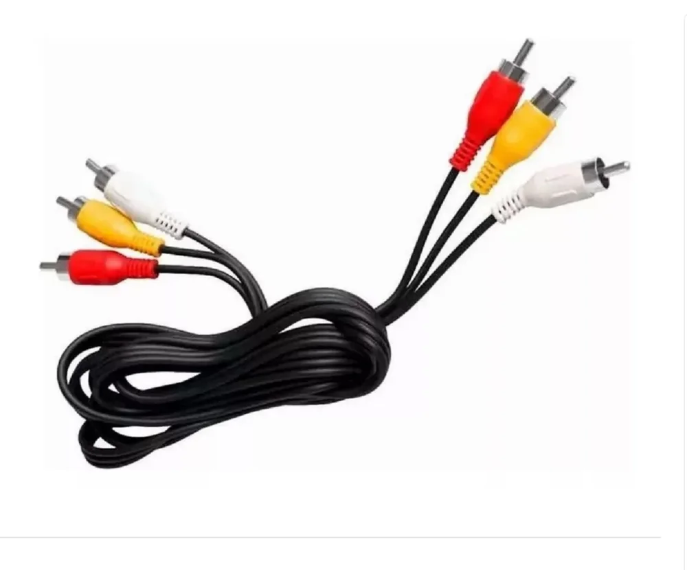 Imagem 3 de 5 do produto Cabo 3rca + 3rca Gold Com Coaxial - 5m