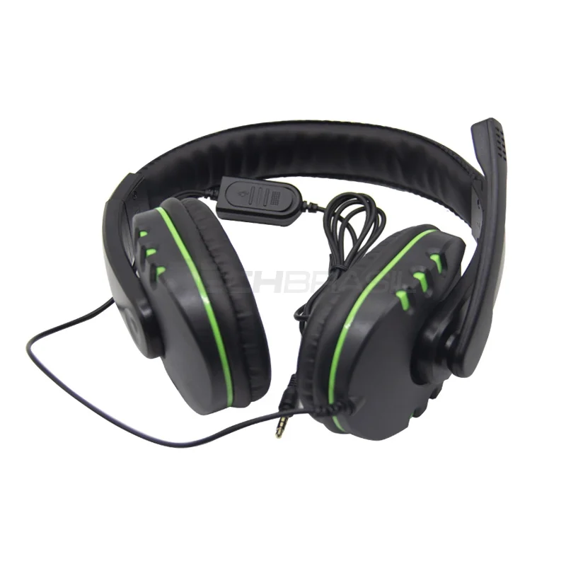 Imagem 3 de 5 do produto Fone Ouvido Headset P3 Microfone Ps3 Ps4 PC Notebook Preto