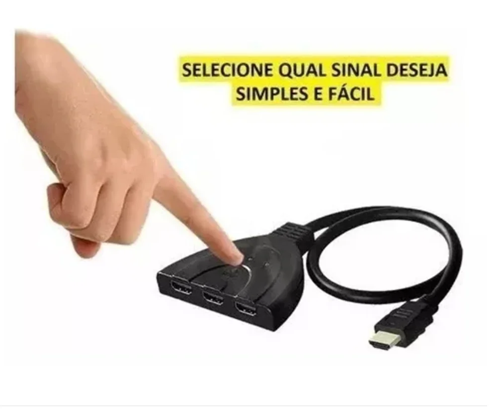 Imagem 2 de 5 do produto Chave Seletora Switch HDMI 3x1