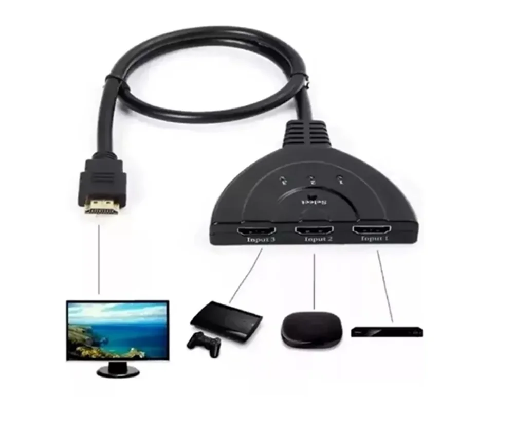 Imagem 4 de 5 do produto Chave Seletora Switch HDMI 3x1