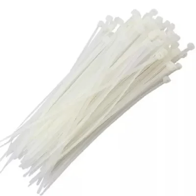 Enforca Gato Abracadeira De Nylon 4x200 Branca (100 Pçs)