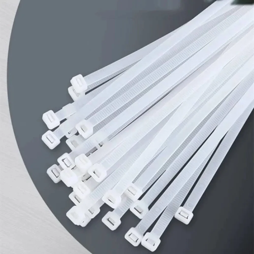 Imagem 5 de 5 do produto Enforca Gato Abracadeira De Nylon 4x200 Branca (100 Pçs)