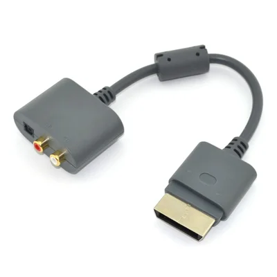 Cabo Adaptador De Áudio Ótico Digital Ou Rca - XBOX 360