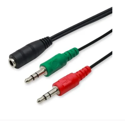 Cabo Adaptador Para Fone 2 P2 X 1 P2 (fone+mic) Tebera