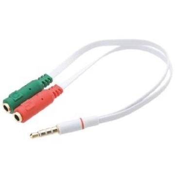 Cabo Adaptador Headset P3 X 2 Jack J2 St (fone+mic)