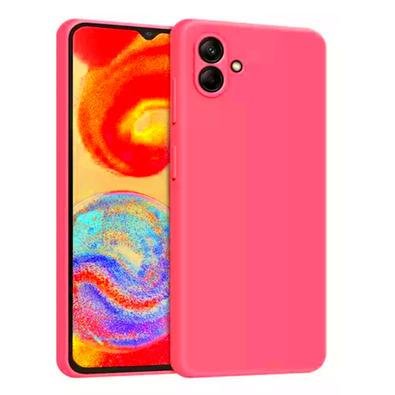Capa Capinha Slim Fosca Aveludada (rosa) Luxo Para Samsung Galaxy A05