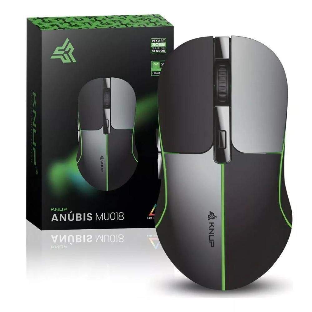 Nosh Mouse Ottico 3D RGB LED – 1000 DPI, Cavo USB, Design Ambidestro, Illuminazione Personalizzabile, Computer E PC