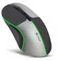 Mouse Gamer Sem Fio Wireless Usb Bluetooth 1600 Dpi LED RGB Cor Preto/cinza