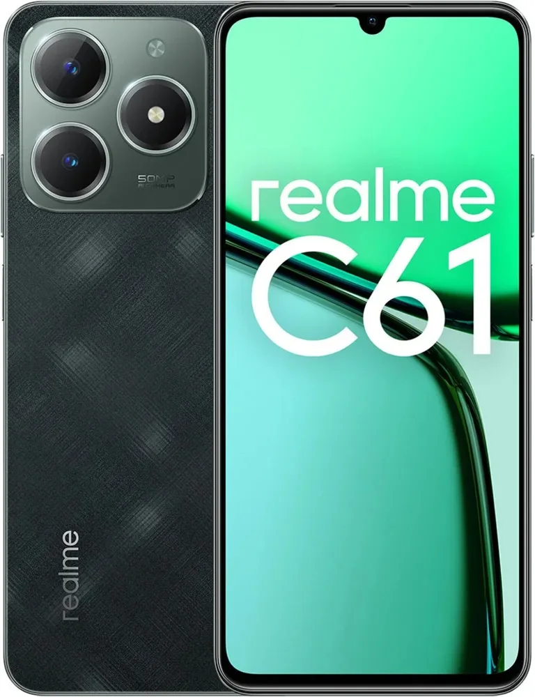 Smartphone Realme C61 4G 128GB 4GB RAM KaBuM