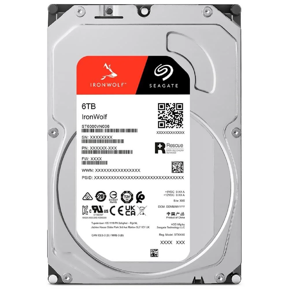 ドレミさまSeagate IronWolf 6TB HDDST6000VN006 Produtos com até 15 OFF no PIX KaBuM