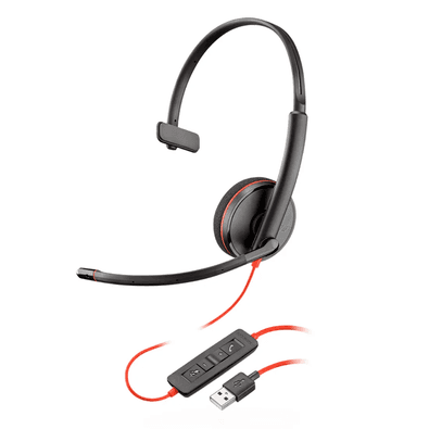 Headset Poly Blackwire C3210 Mono Usb-a 80s01a6-e