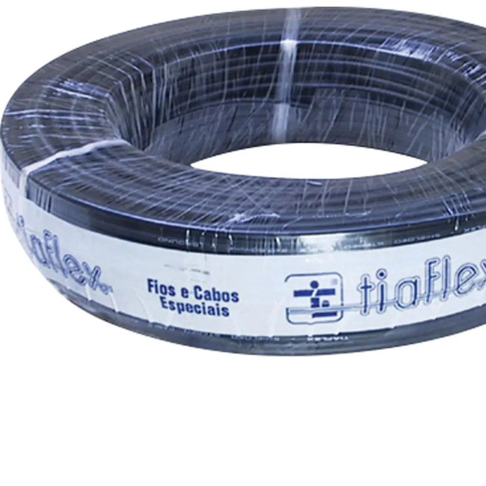Imagem 4 de 4 do produto Cabo Para Microfone Balanceado Af(t) Ofhc 2 X 22awg Preto Tiaflex - Rl / 100