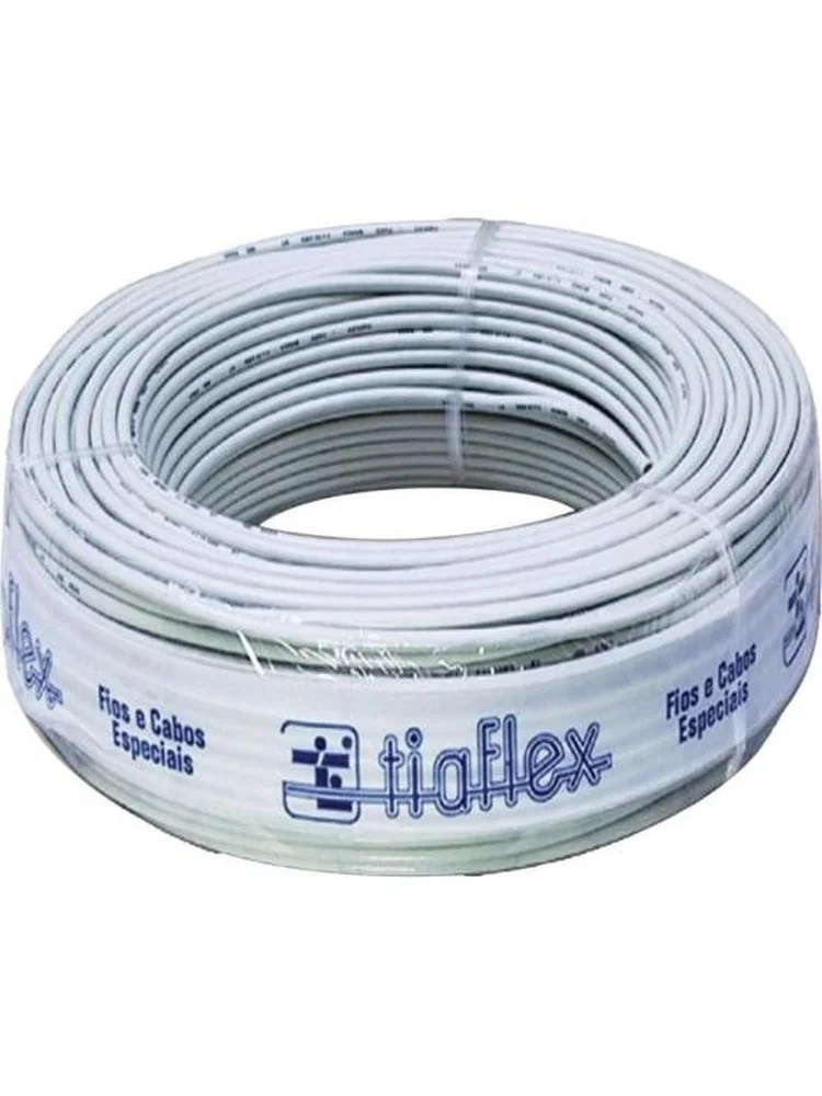 Imagem 3 de 4 do produto Fio Manga 4 X 22awg Com Blindagem Bege Tiaflex - Rl / 100