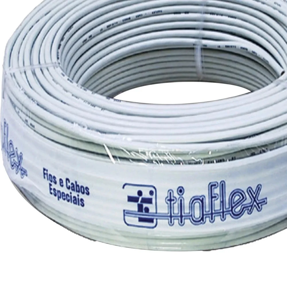 Imagem 4 de 4 do produto Fio Manga 4 X 22awg Com Blindagem Bege Tiaflex - Rl / 100